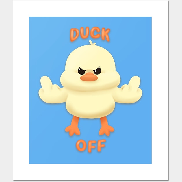 Duck Off! Wall Art by L-N-Designs